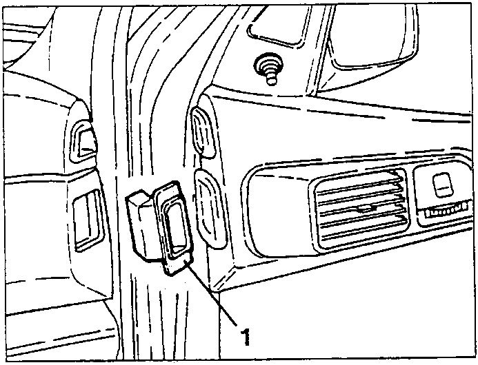 Passenger air vent removal