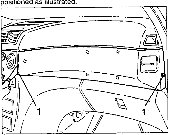 Right hand dashboard trim removal