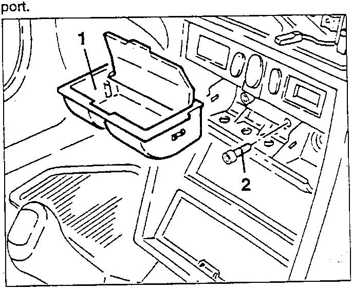 Ashtray and support removal