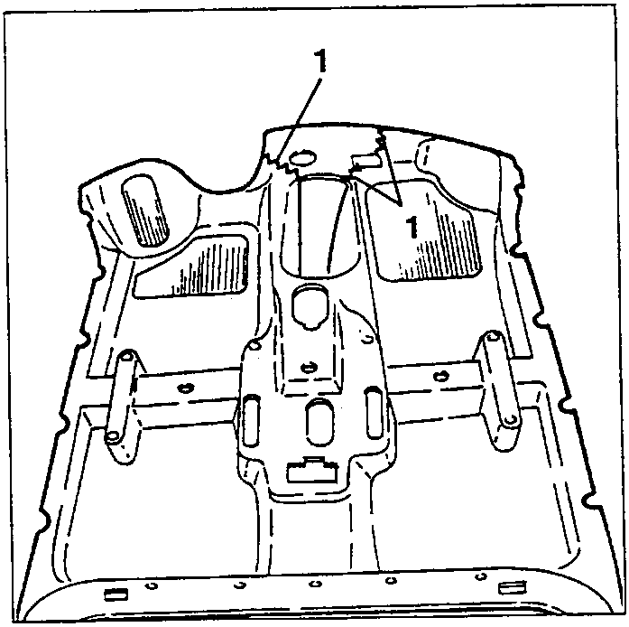 Diagram showing cutting the front part of the floor trim