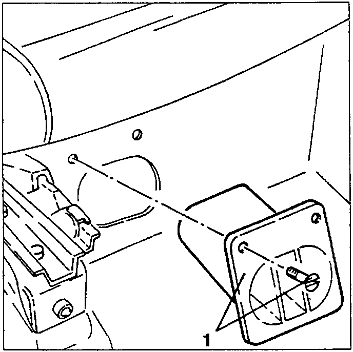 Air vent with two screws