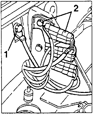 Power steering reservoir with electrical connection support bracket