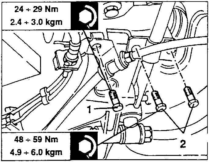 Stabilizer bar screws with torque specification