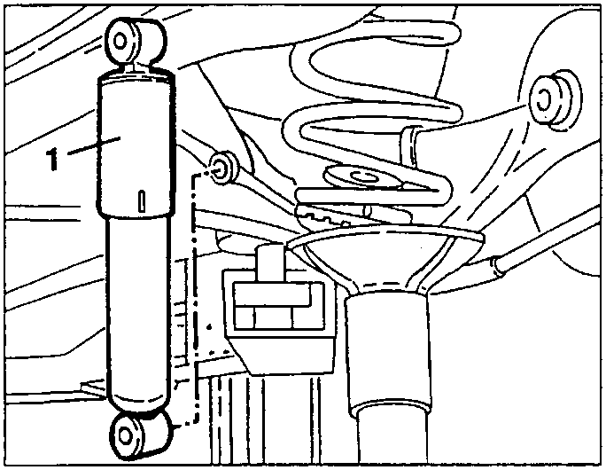 Shock absorber removal