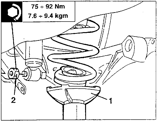 Spring preload and removal diagram