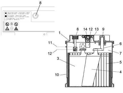 Battery and leads