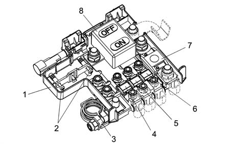 Battery and leads