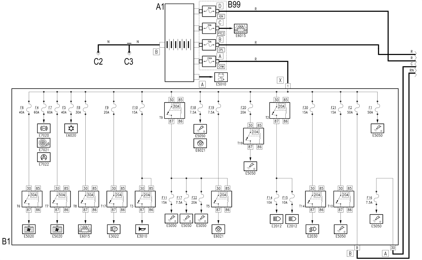 SUPPLY - Wiring diagram