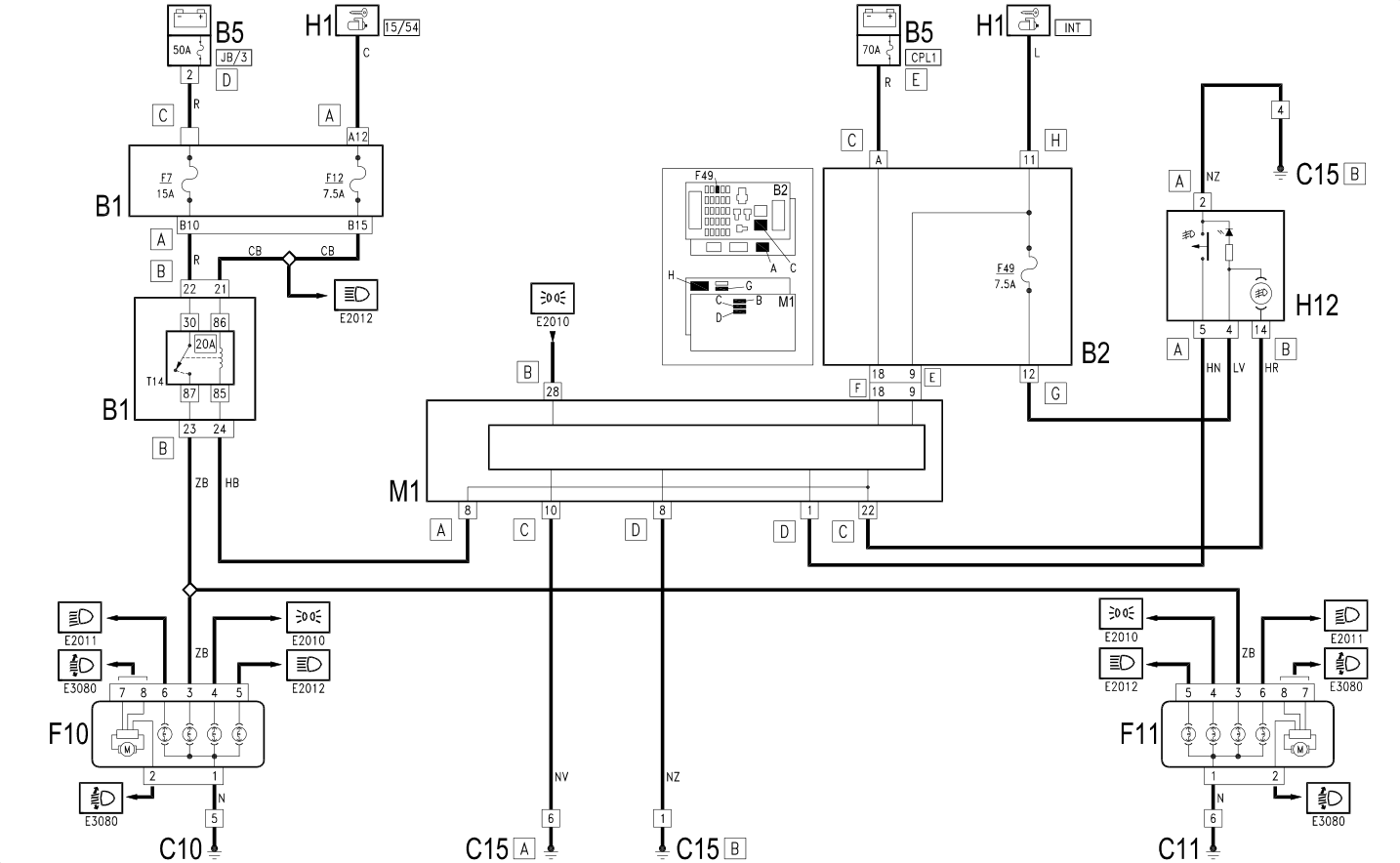 FOG LIGHTS - Wiring diagram