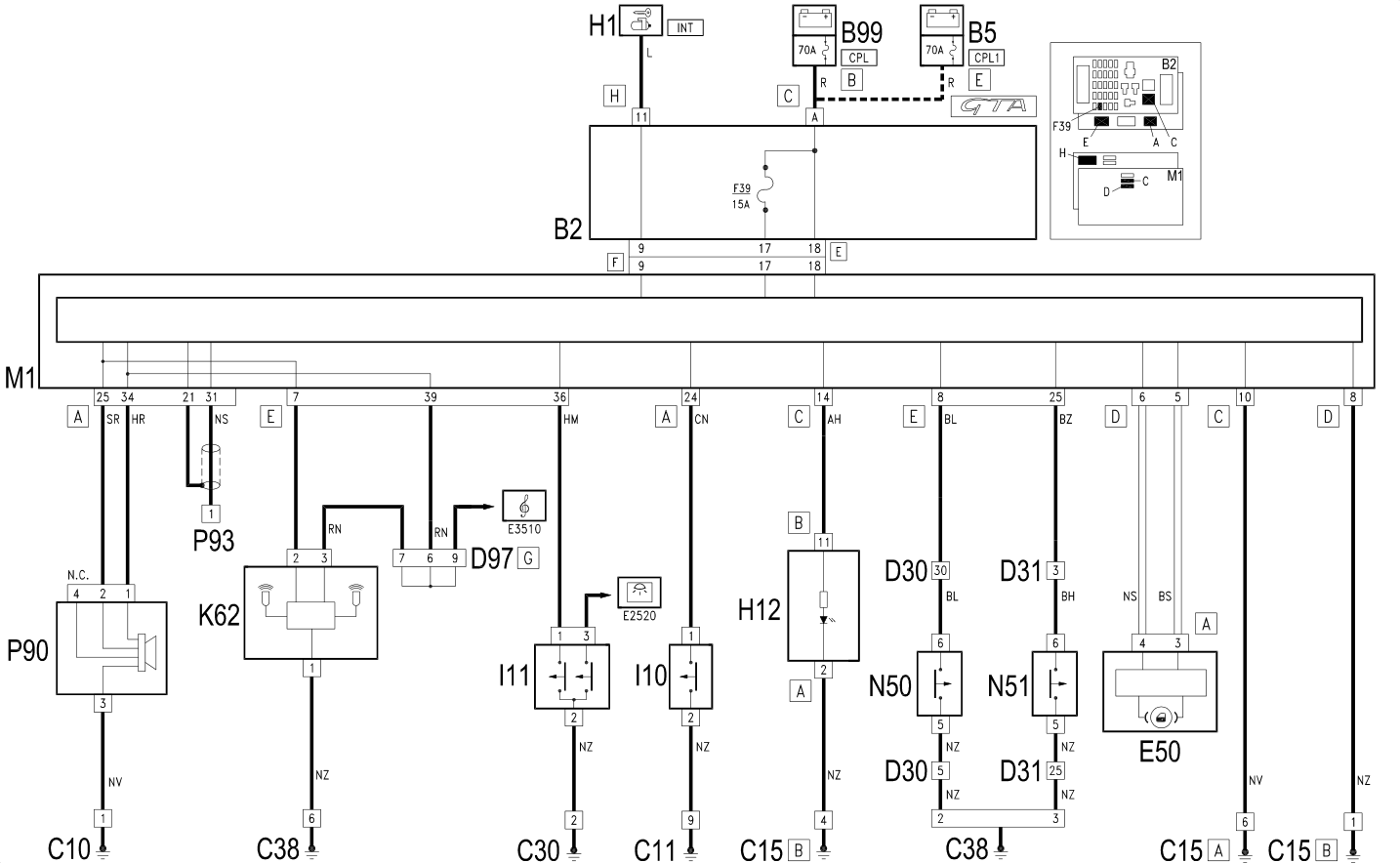 ALARM - Wiring diagram