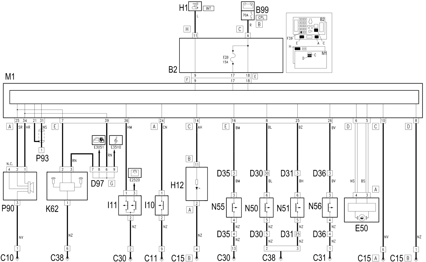 ALARM - Wiring diagram