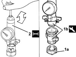 Cooling system - tightness test