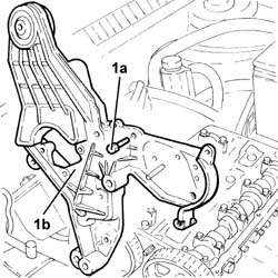 Link mount on engine - r r