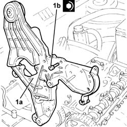 Link mount on engine - r r