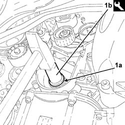 Front crank shaft cover oil seal - replace