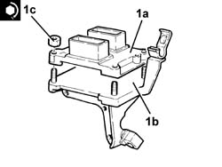 Ignition/injection system control unit mount - r r