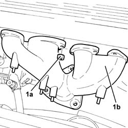 Exhaust manifold - r r