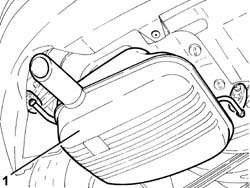 Exhaust pipe heat shield - r r