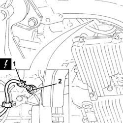 Engine oil pressure warning light switch - r + r