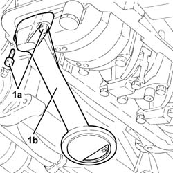 Emgine oil intake duct - r r