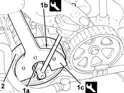 Water pump - r + r with drive belt removed