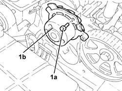 Water pump - r + r with drive belt removed