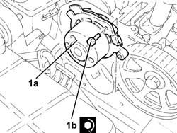 Water pump - r + r with drive belt removed