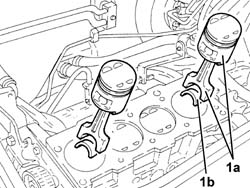 Connecting rod and piston set - r r