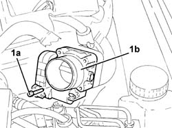 Throttle body intergral with dvl - r r