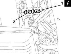 Engine oil pressure warning light switch - r + r