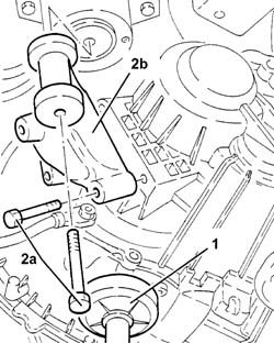 Gear box left rigid mount - r r