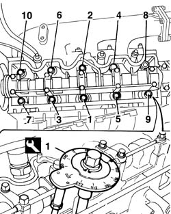 Cylinder head - r + r and replace gasket