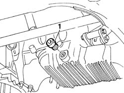 Engine oil drain plug - replace