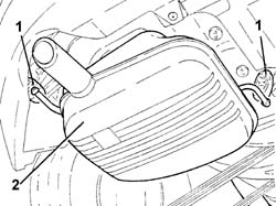 Rear exhaust silencer - r + r