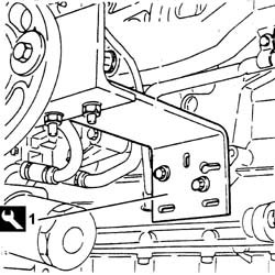Engine - position on stand and remove