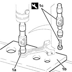 Connecting rod small end bush - replace