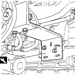 Engine - position on stand and remove