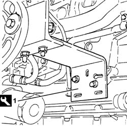 Engine - position on stand and remove