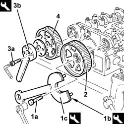Single cylinder head, removed - overhaul