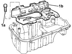 Oil sump bulkhead - r r