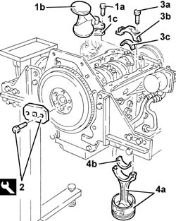 Piston connecting rod set - r r