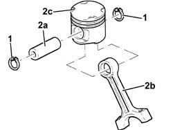 Piston/cylinder liner - r r
