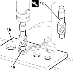 Connecting rod small end bush - replace