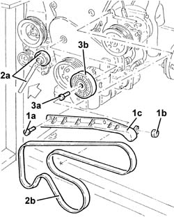 Water pump - r + r with engine removed