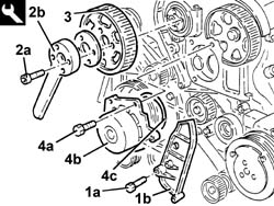 Water pump - r + r with engine removed