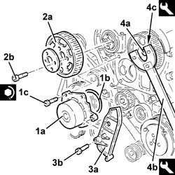 Water pump - r + r with engine removed