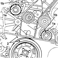 Water pump - r + r with engine removed