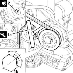 Water pump - r + r with engine removed