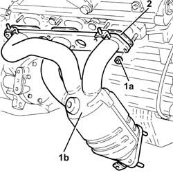 Engine - position on stand and remove