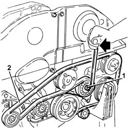 Engine - position on stand and remove